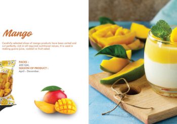 Frozen vegetables Frozen fruit Legumes and grains